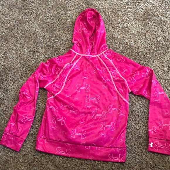 Girls XL, Under Armour pink lightweight sweatshirt - Picture 4 of 5